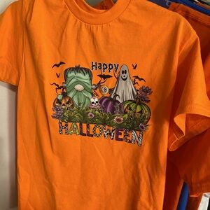 Orange Halloween Kids Costume T-Shirt